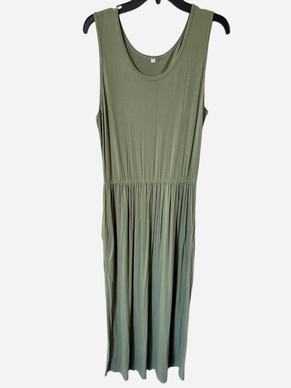 Women's Olive Green Maxi Dress